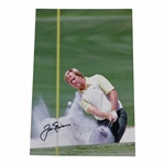 Jack Nicklaus Signed 1986 Masters Bunker Shot Photo with Letter - JSA ALOA