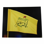 Jack Nicklaus Signed Masters Course Flag Photo with Letter - JSA ALOA