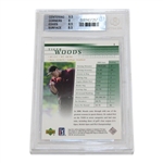 2001 Tiger Woods Upper Deck Rookie Card BGS #0001437257 NM-MT+ 8.5