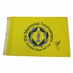 Jack Nicklaus Signed The Memorial Tournament at Muirfield Yellow Flag JSA ALOA