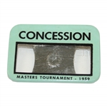 1959 Masters Tournament Concession Badge