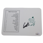Scottie Scheffler Signed Augusta National GC Scorecard JSA #AJ28237