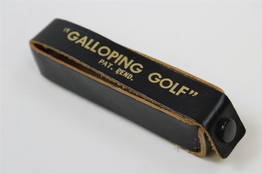Vintage Galloping Golf Dice Game in Original Case with Two Sheets