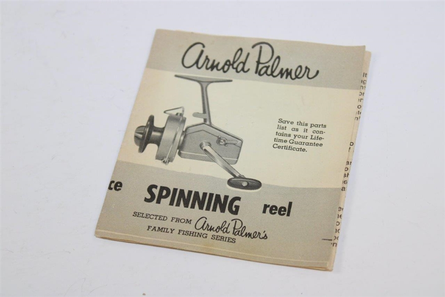 Arnold Palmer Signed 'Arnold Palmer Open Face Spinning Reel' in Original Box JSA ALOA