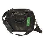 Masters Tournament Logo Premium Black Leather Briefcase/Laptop Bag - New with Tags
