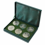 First Six (6) Memorial Tournament Honorees Medals Coins w/Bobby Jones & others