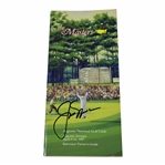 Jack Nicklaus Signed 1987 Augusta National GC TV Viewers Guide JSA ALOA