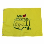 Phil Mickelson Signed 2010 Masters Embroidered Flag JSA ALOA