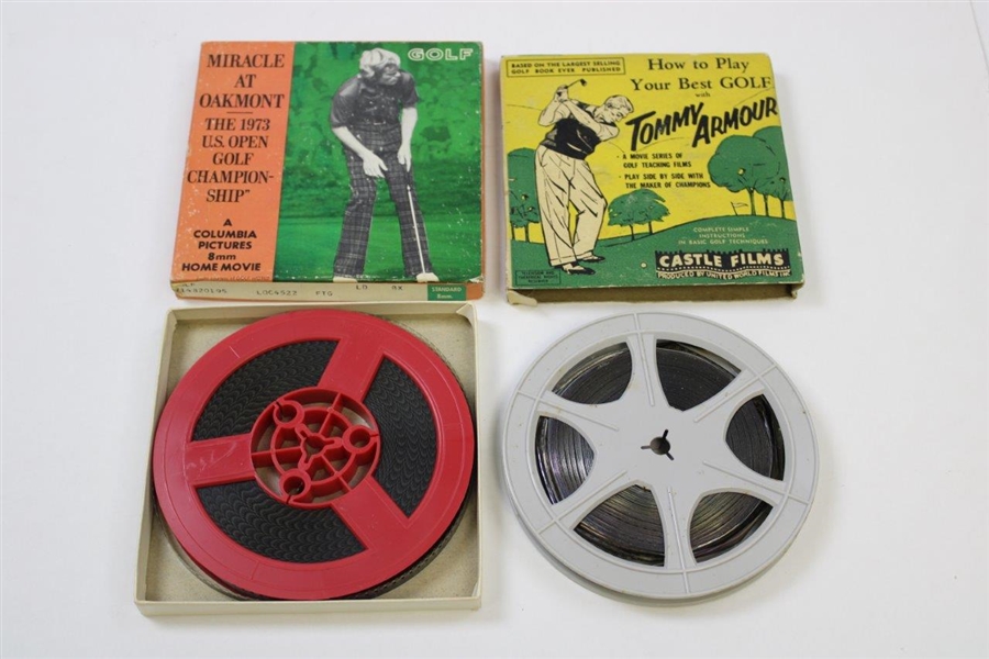 1973 Miracle at Oakmont & 'How To Play Your Best Golf' Tommy Armour 8mm Films in Boxes