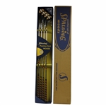 Unused Bobby Jones Signature Vintage Spalding Woods 1, 2 1/2, 3 1/2 & 4 1/2 in Box