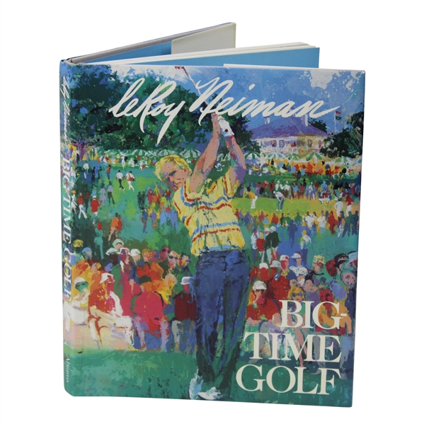 LeRoy Neiman Signed 1992 'Big Time Golf' Book JSA ALOA