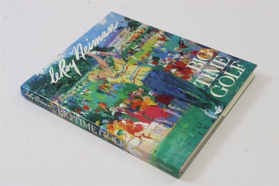 LeRoy Neiman Signed 1992 'Big Time Golf' Book JSA ALOA