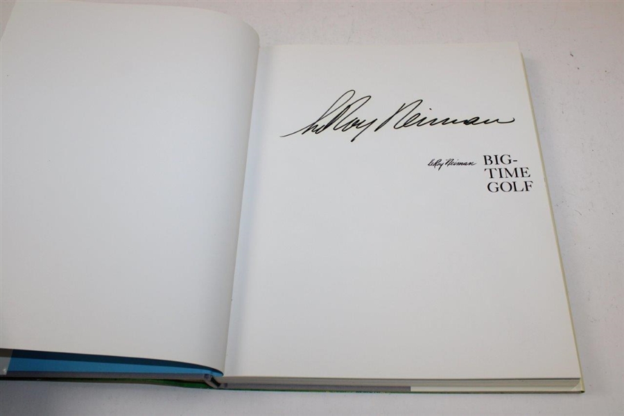 LeRoy Neiman Signed 1992 'Big Time Golf' Book JSA ALOA