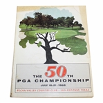 1968 PGA Championship at Pecan Valley Country Club Official Program - Julius Boros Winner