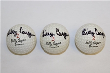 Billy Caspers Signed Wilson Biltmore Box & Three (3) Golf Balls JSA ALOA