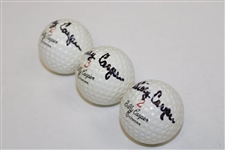 Billy Caspers Signed Wilson Biltmore Box & Three (3) Golf Balls JSA ALOA