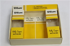 Billy Caspers Signed Wilson Biltmore Box & Three (3) Golf Balls JSA ALOA
