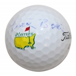 Longest Living 1934 Masters Competitor Errie Ball Signed Masters Logo Golf Ball #AG43350