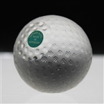 Tiffany & Co Luxury Leaded Crystal Art Glass Golf Ball Paperweight