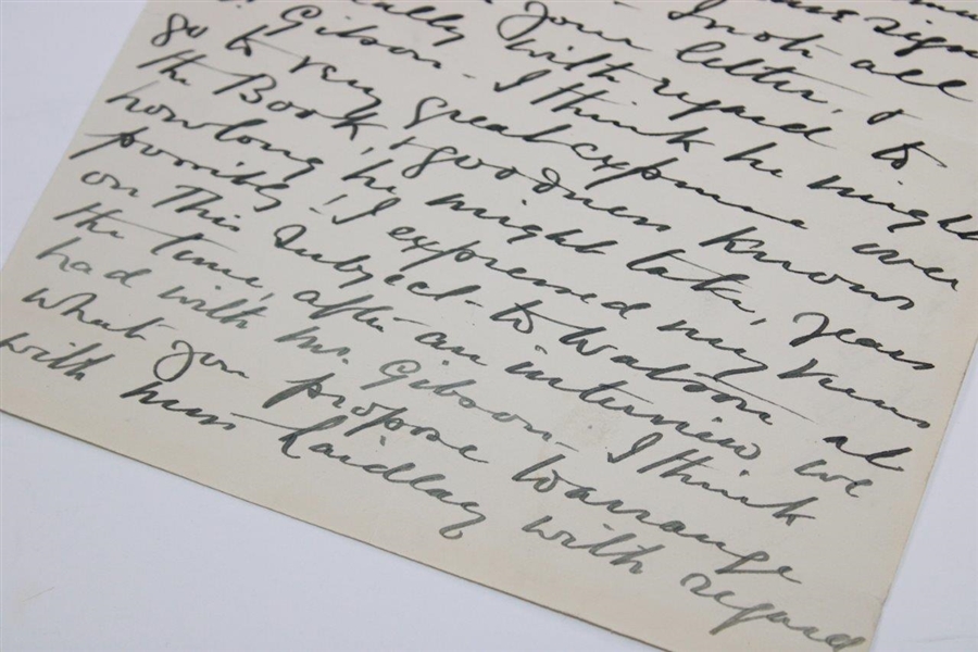 John E. Laidlay Signed Handwritten Letter Dated January 28th, 1924 JSA ALOA