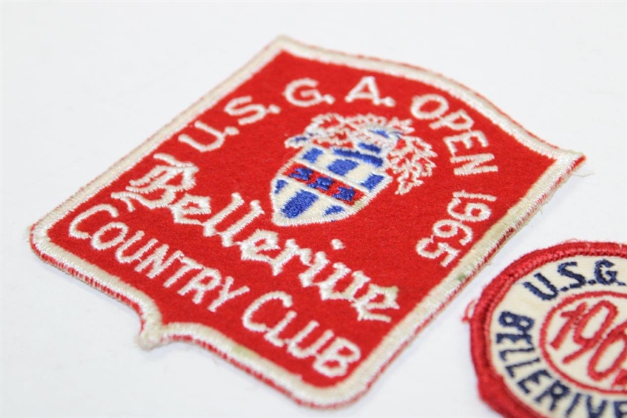 1965 US Open at Bellerive Country Club Circle Patch & Shield Patch
