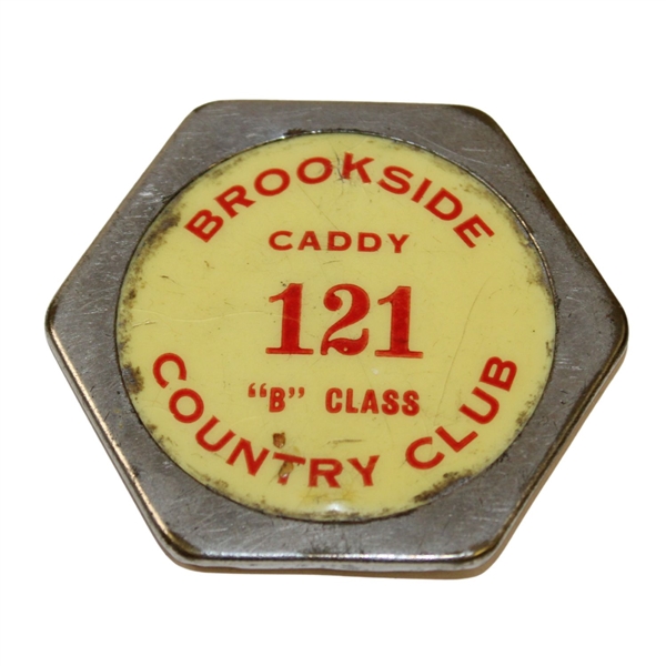 Brookside Country Club Caddy Badge #121