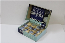 Classic Spalding Needled Top-Flite Dozen Wrapped Golf Ball in Original Box