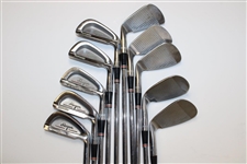 Ben Hogan Irons And Bag Brown & Navy Hogan Edge Irons