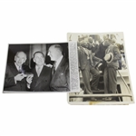 bobby Jones Awarded Gold Tee Wire Photo & Wire Photo of His Father Robert T. Jones, Sr.