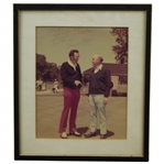 Tommy Aaron Signed & Inscribed Photo to Jack Sargent - Framed JSA ALOA