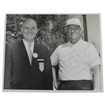 Billy Casper Signed 8x10 Bill Mark 1963 Ryder Cup Photo to Jack Sargent JSA ALOA