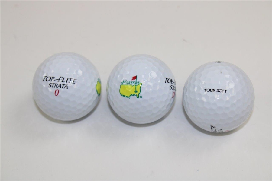 2004 Masters Tournament Dozen Top-Flite Strata Golf Balls in Original Box