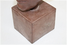 Chi-Chi Rodriguez's Personal Head Sculpture with Hat - Hat Has Damage