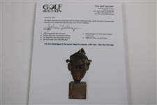 Chi-Chi Rodriguez's Personal Head Sculpture with Hat - Hat Has Damage
