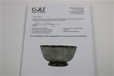 Chi-Chi Rodriguez's 1989 In Appreciation for Concern for the Youth Gifted Bowl