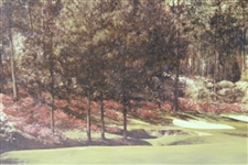Chi-Chi Rodriguez's Personal Masters Tournament Gift - Hole #13 Reproduction from 1970 Oil Painting - Framed