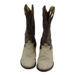 Chi-Chi Rodriguez's Personal Justin Style Leather Cowboy Boots