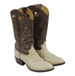 Chi-Chi Rodriguez's Personal Justin Style Leather Cowboy Boots