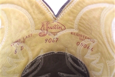 Chi-Chi Rodriguez's Personal Justin Style Leather Cowboy Boots