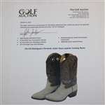 Chi-Chi Rodriguez's Personal Justin Style Leather Cowboy Boots