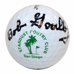Bob Goalby Signed Stardust Country Club San Diego Logo Golf Ball JSA ALOA