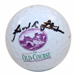 Frank Stranahan Signed The Old Course St. Andrews Logo Golf Ball JSA ALOA