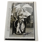 Jack Nicklaus Signed 1975 Heritage Classic Championship Photo JSA ALOA