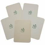Five (5) Augusta National Golf Club Par 3 Course Scorecards 