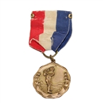 1931 Championship County Caddy Golfers Gold Filled Medal Won by Fred Bosloski