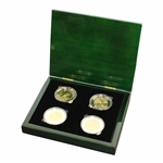 Arnold Palmer Ltd Ed Masters Commemorative Coins Set in Original Emerald Box with COA #232/750
