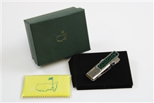 2007 Augusta National GC Masters Tournament Gift - Alligator Skin Money Clip in Box