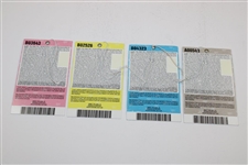 2018 Masters Full Tournament Day Ticket Set - Thursday, Friday, Saturday & Sunday