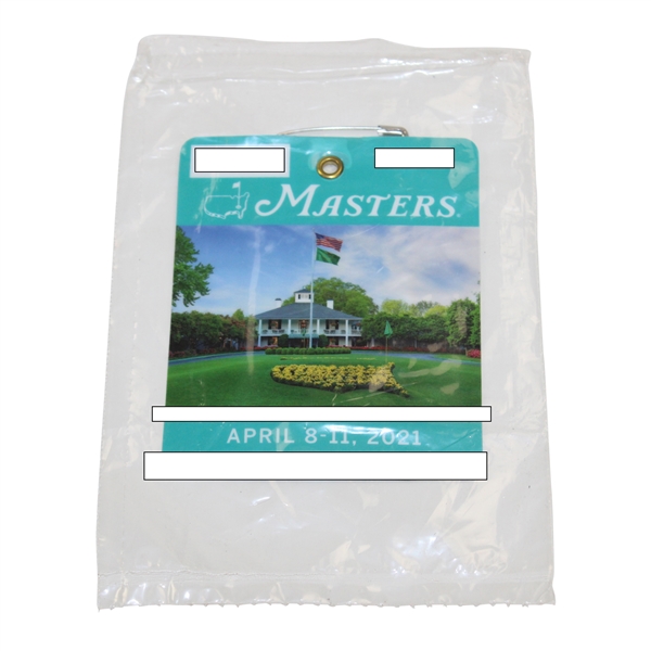 2021 Masters Tournament SERIES Badge in Unopened Sealed Package - Rare