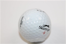 Seve Ballesteros Signed Slazenger Masters Logo Golf Ball FULL JSA #YY19981
